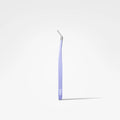 A single pair of fine tweezers with a pastel lavender-blue handle and a silver metal tip, standing upright on a clean white background. The brand name 'Chiar' is printed vertically in white on the handle.