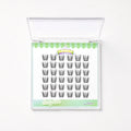 A pack of black false eyelash clusters in a clear plastic case with a white and green label. The brand name 'Candy Links' is visible on the label.