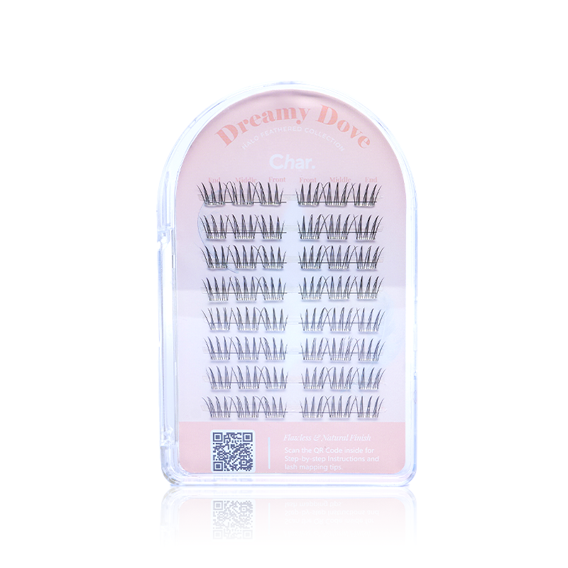 Dreamy Dove - Fluttery, Soft, Classic | Pre Glue | 5 to 10 days wear