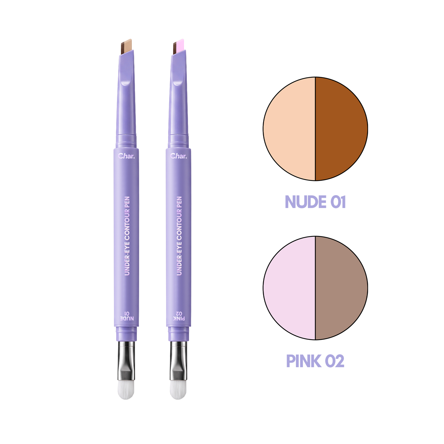 Duo Under-Eye Pens (Pink & Nude)